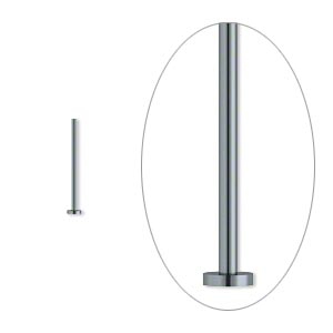 Гвоздики бижутерные черненый металл (США) 4см, 10шт.