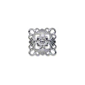 Коннектор черненый выпуклый 14*14мм (США)