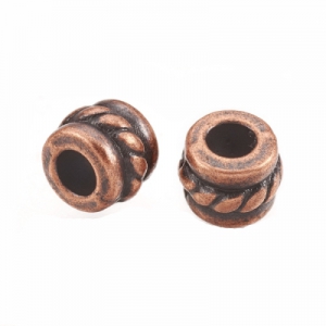 Бусина медная 5х4мм, цена за 10шт.