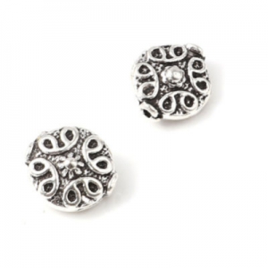 Бусина металлическая 11х10мм, цена за 1шт.