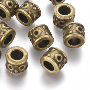 Бусина бронзовая 9х7мм, цена за 1шт.