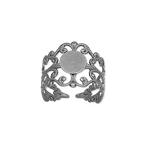 Основа для кольца посеребренная (США)