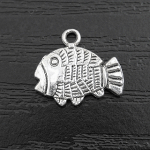 Подвеска посеребренная 17х13мм (США), цена за 1шт.