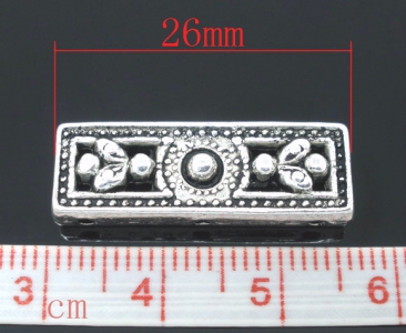 Коннектор посеребренный 26*9мм